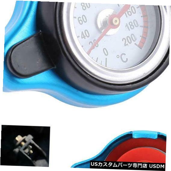 ラジエーターカバー 車のトラック車のラジエーターキャップカバー水温計サーモスタットゲージ Car Truck Vehicle Radiator Cap Cover Water Temperature Meter Thermostatic Gauge