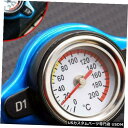 ラジエーターカバー ユニバーサルサーモ1.3バーサーモスタットラジエーターキャップカバー水温計 Universal Thermo 1.3 Bar Thermos...