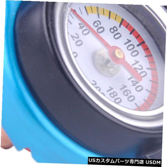 ラジエーターカバー ユニバーサルサーモスタットゲージラジエーターキャップカバー1.3バーヘッド水温計 Universal Thermostatic Gauge Radiator Cap Cover 1.3 bar Head Water Temp Meter