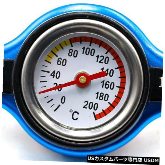 ラジエーターカバー レーシングサーモストラジエーターキャップカバー+ホンダ用水温計1.1BARカバー Racing Thermost Radiator Cap COVER + Water Temp Gauge 1.1BAR Cover For Honda