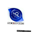 ラジエーターカバー 青い高性能ビレットアルミニウムラジエータープロテクター圧力キャップカバーP6 BLUE HIGH PERFORMANCE BILLET AL...