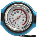 ラジエーターカバー ユニバーサルサーモ1.3バーサーモスタットラジエーターカバー水温計DKF Universal Thermo 1.3 Bar Thermost...