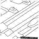 ラジエーターカバー ラジエーターコアサポート-視界シールドスプラッシュカバーパネル52014969AE Radiator Core Support-Sight ...