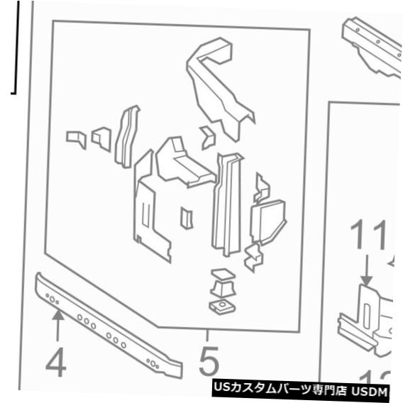 ラジエーターカバー トヨタOEMラジエーターコアサポート-視界シールドスプラッシュカバーパネル5329260140 TOYOTA OEM Radiator Core Support-Sight Shield Splash Cover Panel 5329260140