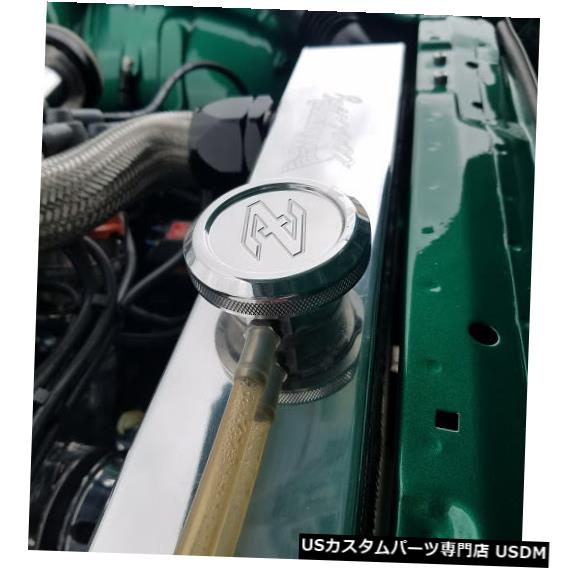 ラジエーターカバー Datsun Z ZX 240Z 260Z 280Z L24 L28 Polished Billet Z Logo Radiator Cap & Cover 2