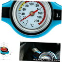 ラジエーターカバー Universal Car Thermost Radiator Cap +Water Temp Gauge 1.3 BAR Cover Sm...