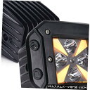 Turn Signal Lamp 車両オフロードトランクSUV用2個LEDライトポッドターンシグナルフォグライトDRLランプ 2Pcs LED Light Po...