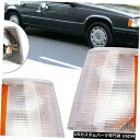 Turn Signal Lamp ボルボ960 740 940のペアセットコーナーサイドマーカーターンシグナル駐車灯ランプ Pair Set Corner Si...