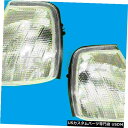 Turn Signal Lamp 94-00メルセデスベンツCクラスW202のクリアコーナー信号灯ランプペア(L + R) Clear Corner Signa...