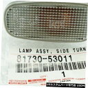 Turn Signal Lamp 81730-53011純正ランプアセンブリサイドターンシグナル 81730-53011 GENUINE LAMP ASSY S...