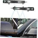 Turn Signal Lamp AUDI Q5 8R Q7 4L 2007-15に合うペアサイドミラーターンシグナルライトランプLED Pair Sides ...