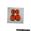 Turn Signal Lamp 2xペアユニバーサルターンシグナル警告灯シェルマーカーランプ#オレンジ#un51 2x Pair Universal Turn...
