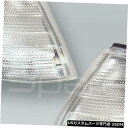 Turn Signal Lamp TYCクリアコーナーライトパーキングランプペア1990-2002 MB SL-Class R129に適合 TYC Clear ...