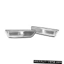 Turn Signal Lamp 03-07インフィニティG35 2DRクーペ用ヘリックスJDMフロントバンパーサイドマーカー-クリア Helix JDM Fr...