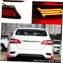 Turn Signal Lamp LEDリアバンパーリフレクターは、日産シルフィ2018のブレーキターンシグナルランプを点灯します LED Rear Bumpe...