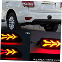 Turn Signal Lamp 日産パトロール12-19用2x LEDリアバンパーリフレクターランプテールターンシグナルライト 2x LED Rear Bum...