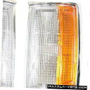 Turn Signal Lamp ペアコーナーライトターンランプクロームフィット三菱マイティマックスピックアップ1986-1996 Pair Corner Li...