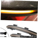 Turn Signal Lamp ゴルフ7 MK7 R GTEミラー用2ピースダイナミックターンシグナルLEDライトインジケータランプ 2pcs For Gol...