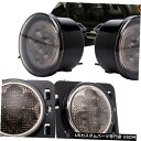 Turn Signal Lamp フロントLEDウインカー+サイドマーカーフェンダーライトフィット2007-2018ジープラングラーJK Front LED T...