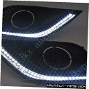 Turn Signal Lamp LED DRLデイタイムランニングランプ+アンバーjターンシグナルランプ日産ヴェルサ2015-18 LED DRL Dayti...