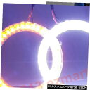 Turn Signal Lamp スバルBRZ 13-15車のヘッドライトランプDRLのスイッチバックLEDエンジェルアイハローリング Switchback LED angel eye halo rings for Subaru BRZ 13-15 car headlight lamp DRL