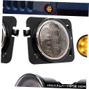 Turn Signal Lamp ジープラングラーJK LEDフロントターンシグナル+サイドマーカーライトフェンダーコンボランプ For Jeep Wrangl...