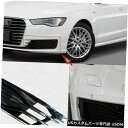 Front Bumper Cover アウディA6L / C7のフォグランプカバーランプフレームトリムを駆動する黒の自動フロントバンパー Black Auto ...