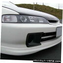 Front Bumper Cover ホンダインテグラDC2 JDM FRPファイバー用フロントバンパーエアダクトインテークカバー未塗装 Front Bumper Air Duct Intake Cover For Honda Integra DC2 JDM FRP Fiber Unpainted(2)