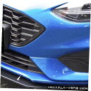 Front Bumper Cover フロントバンパーリッププロテクターカバー3ピースFord Focus ST 2019(カーボンファイバー) Front B...