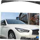 Front Bumper Cover 3PCフロントバンパーリップスポイラーカバーインフィニティQ50ベースプレミアムJDM 2014-2017 3PC Fro...