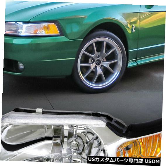 Fits 1999-2004 Ford Mustang[LH Driver Side]Chrome Replacement Headlight Headlampカテゴリヘッドライト状態新品メーカーFord車種Mustang発送詳細送料一律 1000円（※北海道、沖縄、離島は省く）商品詳細輸入商品の為、英語表記となります。 Condition: New Brand: Team-Alpha Certifications: DOT, SAE Manufacturer Part Number: TMA-L3100LHMEO Bulb Size: Re-use stock 9007 bulbs Bulb Type: Halogen Lens Color: Clear Headlight Style: Factory Housing Color: Chrome Interchange Part Number: FO2502177 Reflector Color: Amber Other Part Number: 3R3Z13008DA Package Include: Driver Side Placement on Vehicle: Front, Left Material: ABS Plastic (Housing) / Polycarbonate (Lens) Fitment Type: Direct Replacement※以下の注意事項をご理解頂いた上で、ご購入下さい※■海外輸入品の為、NC,NRでお願いいたします。■商品の在庫は常に変動いたしております。ご購入いただいたタイミングと在庫状況にラグが生じる場合がございます。■商品名は英文を直訳で日本語に変換しております。商品の素材等につきましては、商品詳細をご確認くださいませ。ご不明点がございましたら、ご購入前にお問い合わせください。■フィッテングや車検対応の有無については、基本的に画像と説明文よりお客様の方にてご判断をお願いしております。■取扱い説明書などは基本的に同封されておりません。■取付並びにサポートは行なっておりません。また作業時間や難易度は個々の技量に左右されますのでお答え出来かねます。■USパーツは国内の純正パーツを取り外した後、接続コネクタが必ずしも一致するとは限らず、加工が必要な場合もございます。■商品購入後のお客様のご都合によるキャンセルはお断りしております。（ご注文と同時に商品のお取り寄せが開始するため）■お届けまでには、2〜3週間程頂いております。ただし、通関処理や天候次第で遅れが発生する場合もございます。■商品の配送方法や日時の指定頂けません。■大型商品に関しましては、配送会社の規定により個人宅への配送が困難な場合がございます。その場合は、会社や倉庫、最寄りの営業所での受け取りをお願いする場合がございます。■大型商品に関しましては、輸入消費税が課税される場合もございます。その場合はお客様側で輸入業者へ輸入消費税のお支払いのご負担をお願いする場合がございます。■輸入品につき、商品に小傷やスレなどがある場合がございます。商品の発送前に念入りな検品を行っておりますが、運送状況による破損等がある場合がございますので、商品到着後は速やかに商品の確認をお願いいたします。■商品説明文中に英語にて”保証”に関する記載があっても適応されませんので、ご理解ください。なお、商品ご到着より7日以内のみ保証対象とします。ただし、取り付け後は、保証対象外となります。■商品の破損により再度お取り寄せとなった場合、同様のお時間をいただくことになりますのでご了承お願いいたします。■他にもUSパーツを多数出品させて頂いておりますので、ご覧頂けたらと思います。■USパーツの輸入代行も行っておりますので、ショップに掲載されていない商品でもお探しする事が可能です!!また業販や複数ご購入の場合、割引の対応可能でございます。お気軽にお問い合わせ下さい。【お問い合わせ用アドレス】　usdm.shop@gmail.com&nbsp;