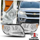 ヘッドライト クロームハウジングヘッドライトアンバーコーナーシグナルリフレクター15-19シボレーコロラド州 Chrome Housing Headlight ...
