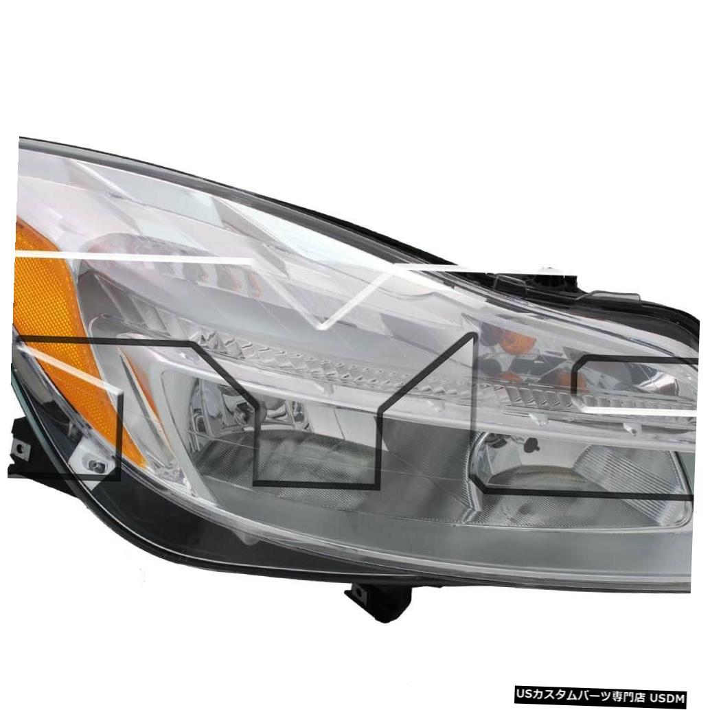 ヘッドライト 11-13ビュイックリーガルハロゲン右助手席ヘッドライトヘッドランプNSF 11-13 Buick Regal Halogen Right Passenger Headlight Headlamp NSF