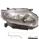 ヘッドライト 14-16日産ローグハロゲン右乗客ヘッドライトヘッドランプCAPAに適合 Fits 14-16 Nissan Rogue Halogen Righ...