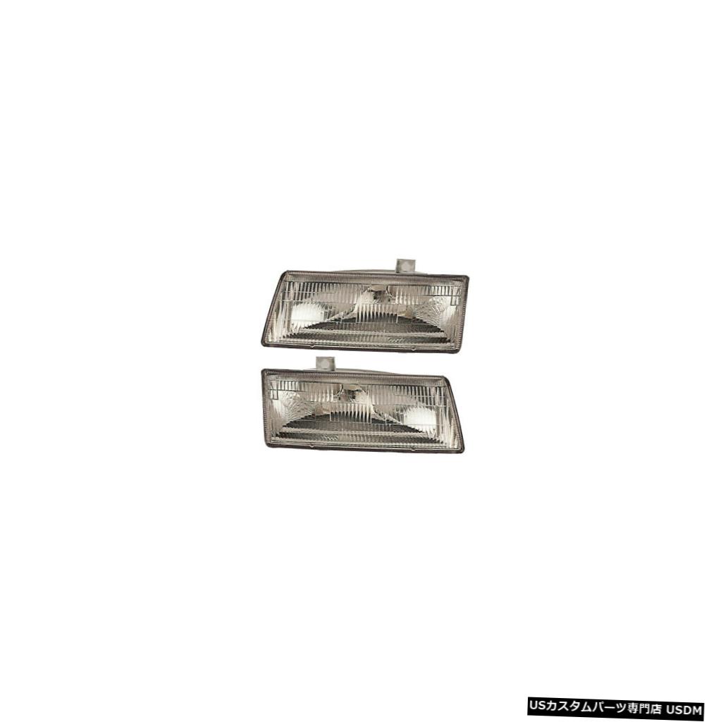 ヘッドライト 91-95 Dodge Caravan/Town &amp; Country Driver &amp; Passenger Headlights Pair Set