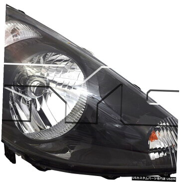 ヘッドライト 07-08ホンダフィットブラックライトパッセンジャーヘッドライトヘッドランプNSF 07-08 Honda Fit Black Right Passenger Headlight Headlamp NSF