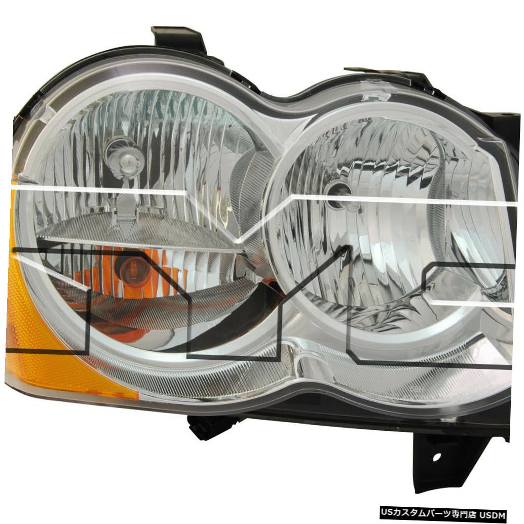 08-10 Jeep Grand Cherokee Halogen Passenger Headlightカテゴリヘッドライト状態新品メーカー車種発送詳細送料一律 1000円（※北海道、沖縄、離島は省く）商品詳細輸入商品の為、英語表記となります。 Condition: New Brand: TYC Placement on Vehicle: Front, Right Manufacturer Part Number: 20-9019-00-9 Fitment Type: Direct Replacement Interchange Part Number: 55157482AE Partslink #: CH2519131 Other Part Number: CH2519131 OEM #: 55157482AE UPC: 762405674223※以下の注意事項をご理解頂いた上で、ご購入下さい※■海外輸入品の為、NC,NRでお願いいたします。■商品の在庫は常に変動いたしております。ご購入いただいたタイミングと在庫状況にラグが生じる場合がございます。■商品名は英文を直訳で日本語に変換しております。商品の素材等につきましては、商品詳細をご確認くださいませ。ご不明点がございましたら、ご購入前にお問い合わせください。■フィッテングや車検対応の有無については、基本的に画像と説明文よりお客様の方にてご判断をお願いしております。■取扱い説明書などは基本的に同封されておりません。■取付並びにサポートは行なっておりません。また作業時間や難易度は個々の技量に左右されますのでお答え出来かねます。■USパーツは国内の純正パーツを取り外した後、接続コネクタが必ずしも一致するとは限らず、加工が必要な場合もございます。■商品購入後のお客様のご都合によるキャンセルはお断りしております。（ご注文と同時に商品のお取り寄せが開始するため）■お届けまでには、2〜3週間程頂いております。ただし、通関処理や天候次第で遅れが発生する場合もございます。■商品の配送方法や日時の指定頂けません。■大型商品に関しましては、配送会社の規定により個人宅への配送が困難な場合がございます。その場合は、会社や倉庫、最寄りの営業所での受け取りをお願いする場合がございます。■大型商品に関しましては、輸入消費税が課税される場合もございます。その場合はお客様側で輸入業者へ輸入消費税のお支払いのご負担をお願いする場合がございます。■輸入品につき、商品に小傷やスレなどがある場合がございます。商品の発送前に念入りな検品を行っておりますが、運送状況による破損等がある場合がございますので、商品到着後は速やかに商品の確認をお願いいたします。■商品説明文中に英語にて”保証”に関する記載があっても適応されませんので、ご理解ください。なお、商品ご到着より7日以内のみ保証対象とします。ただし、取り付け後は、保証対象外となります。■商品の破損により再度お取り寄せとなった場合、同様のお時間をいただくことになりますのでご了承お願いいたします。■他にもUSパーツを多数出品させて頂いておりますので、ご覧頂けたらと思います。■USパーツの輸入代行も行っておりますので、ショップに掲載されていない商品でもお探しする事が可能です!!また業販や複数ご購入の場合、割引の対応可能でございます。お気軽にお問い合わせ下さい。【お問い合わせ用アドレス】　usdm.shop@gmail.com&nbsp;