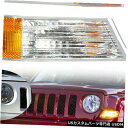 Turn Signal Lamp ジープ・パトリオット用フロント左2個右駐車ターンシグナルライトランプ 2pcs Front Left&Right Parkin...