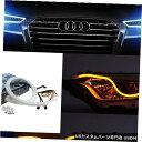 Turn Signal Lamp 2本の車のDRLターンシグナルライトストリップアンバーシーケンシャルスイッチバックLEDチューブランプ 2pcs Car DR...