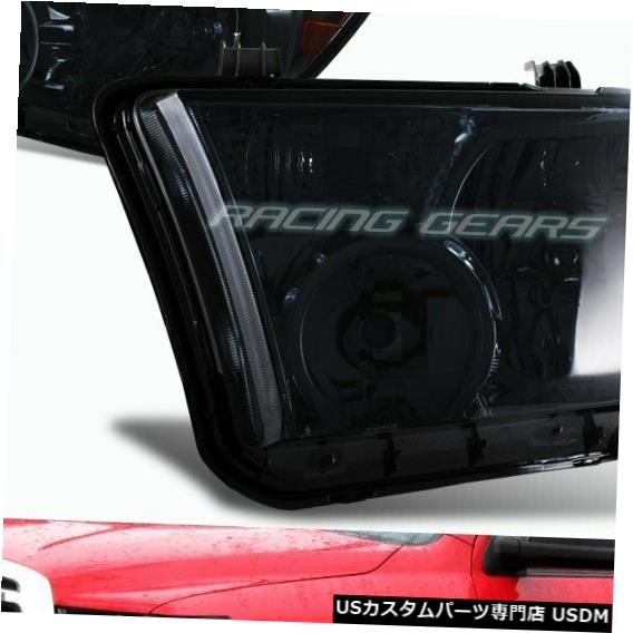 Headlight FITȥ西ɥԥååץ⡼󥺥إåɥ饤W /Сե쥯LH + RH FIT TOYOTA TUNDRA PICKUP SMOKE LENS HEAD LIGHTS W/AMBER REFLECTOR LAMPS LH+RH