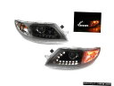 Headlight IC CEスクールバス2005-2015ブラックプロジェクターLEDヘッドライトヘッドライトランプペア IC CE SCHOOL BUS 2005-2015 BLACK PROJECTOR LED HEADLIGHTS HEAD LIGHTS LAMPS PAIR(2)