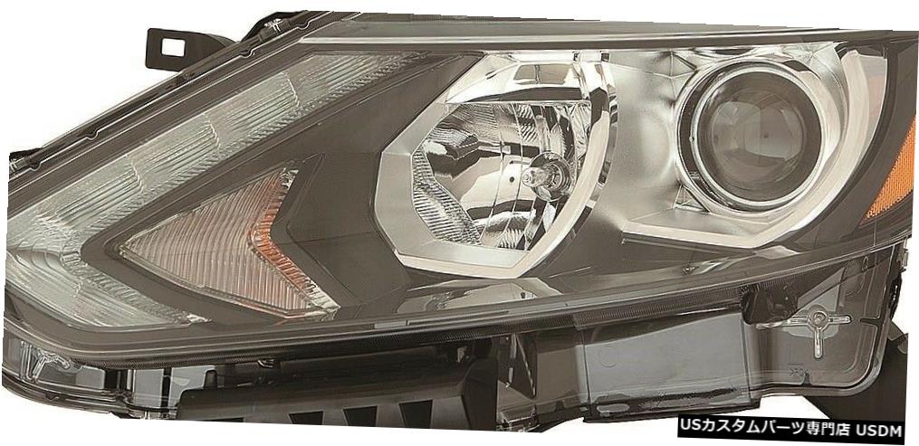 Headlight FITS日産ROGUE SPORT 2017-2019左ドライバーヘッドライトヘッドライトフロントランプ FITS NISSAN ROGUE SPORT 2017-2019 LEFT DRIVER HEADLIGHT HEAD LIGHT FRONT LAMP