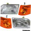 Headlight ֥롼Сɥӥ󥹥Х2004-2014إåɥ饤ȥإåɥʥ륳ʡ饤4PC BLUE BIRD VISION SCHOOL BUS 2004-2014 HEADLIGHTS HEAD SIGNAL CORNER LIGHTS 4PC