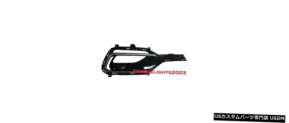 Headlight FIT HYUNDAI SANTA FE SPORT 2017-2018 RIGHT FOG LIGHT TRIM GARNISH BEZEL FIT HYUNDAI SANTA FE SPORT 2017-2018 RIGHT FOG LIGHT TRIM GARNISH BEZEL