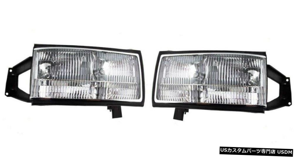 Headlight スパルタンアメリカンイーグル左右ペアフロントヘッドライトランプRVヘッドライト SPARTAN AMERICAN EAGLE LEFT RIGHT PAIR FRONT HEAD LIGHTS LAMPS RV HEADLIGHTS