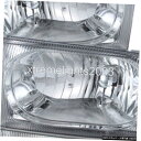 Headlight フリートウッドディスカバリー2003 2004ペアクリアヘッドライトヘッドランプ信号灯RV FLEETWOOD DISCOVERY 2003 2004 PAIR CLEAR HEADLIGHTS HEAD LAMPS SIGNAL LIGHTS RV(2)