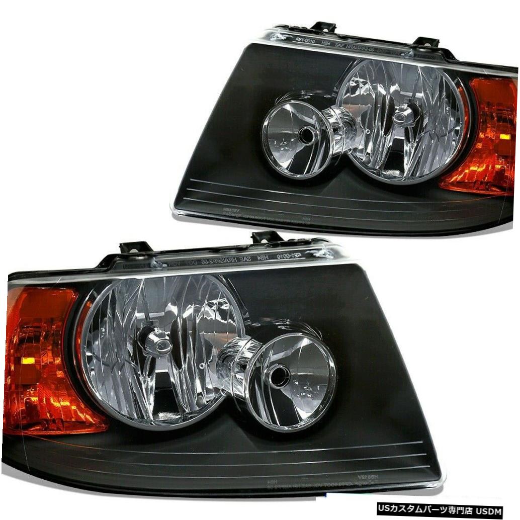 Headlight GULF STREAM CRESCENDO 2009 2010ڥ֥åեȥإåɥ饤ȥإåɥ饤ȥRV GULF STREAM CRESCENDO 2009 2010 PAIR BLACK FRONT HEADLIGHTS HEAD LIGHT LAMPS RV