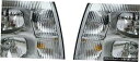 Headlight GEORGIE BOY CRUISE MASTER 2008 2009ペアヘッドライトフロントランプヘッドライトRV GEORGIE BOY CRUISE MASTER 2008 2009 PAIR HEAD LIGHTS FRONT LAMPS HEADLIGHTS RV