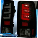 テールライト 00-06ユーコンタホ郊外LEDテールライトブレーキランプダークブラックスモークセット For 00-06 Yukon Tahoe Suburban LED Tail Lights Brake Lamps Dark Black Smoked Set