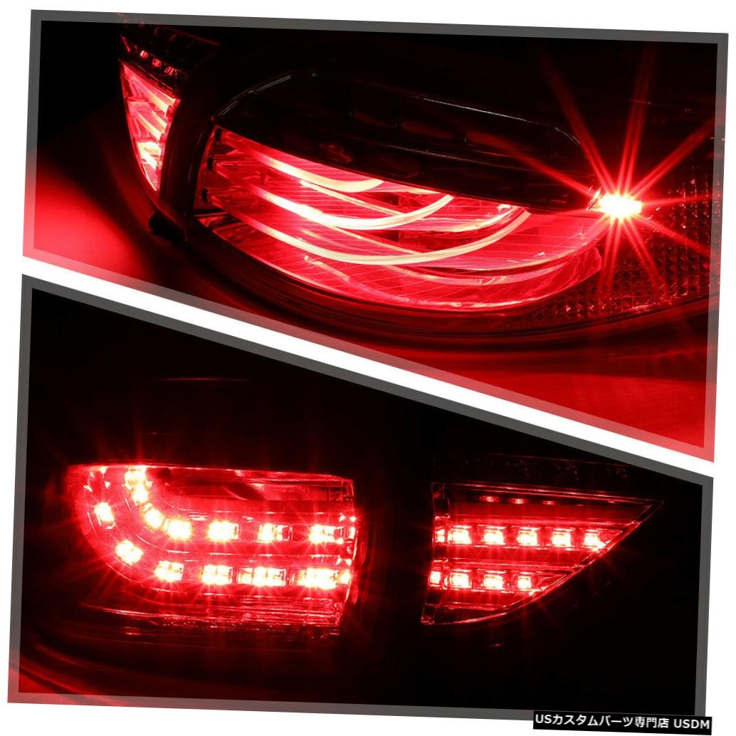 テールライト Fits 2013-2016 Mazda CX-5&lt;NEON TUBE LED BAR&gt;Red/Clear Brake Lamp Rear Tail Light 3